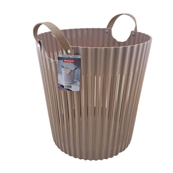 سبد رخت چرک دسته چرمی همارا